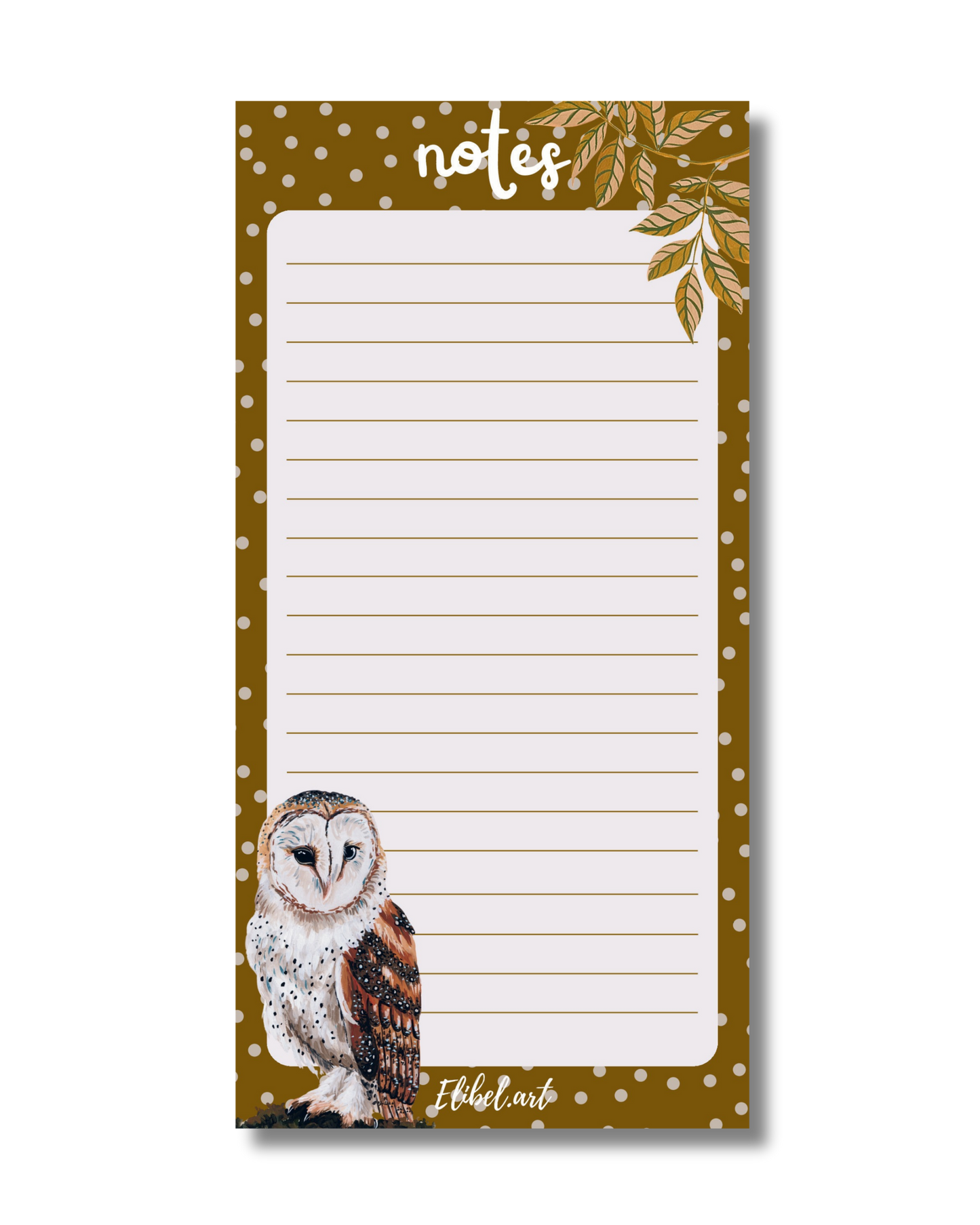 Notitieblok Uil