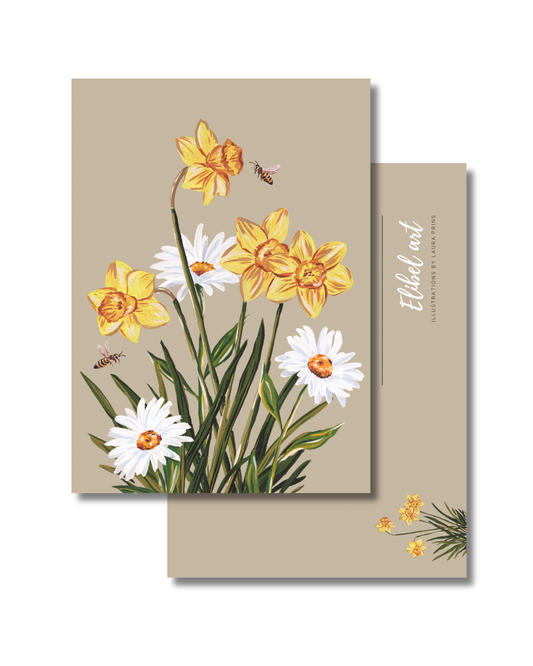 Ansichtkaart Narcissen