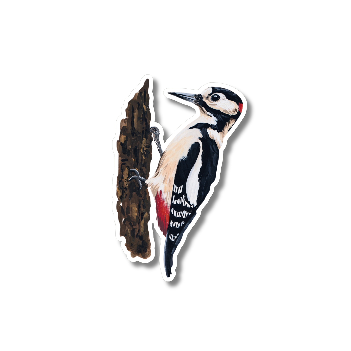 Sticker Bonte Specht