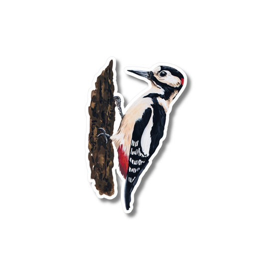 Sticker Bonte Specht
